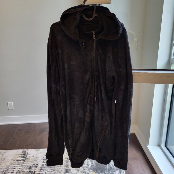 11 by Boris Bidjan Saberi men's drawstring hoodie with zipper pockets and hood - Picture 6 of 6